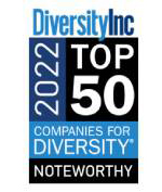 Diversity Inc 2022 - Top 50 Companies for Diversity - Noteworthy