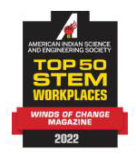 American Indian Science and Engineering Society - Top 50 STEM Workplaces - 2022